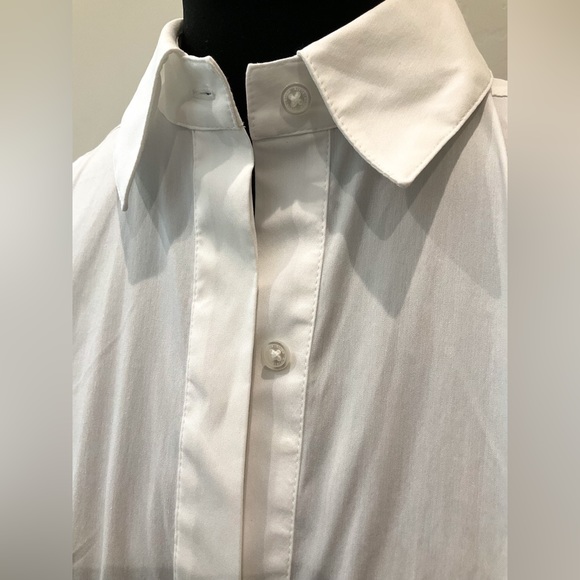 WHBM Half Sleeve White Blouse Size 6 - Picture 4 of 9